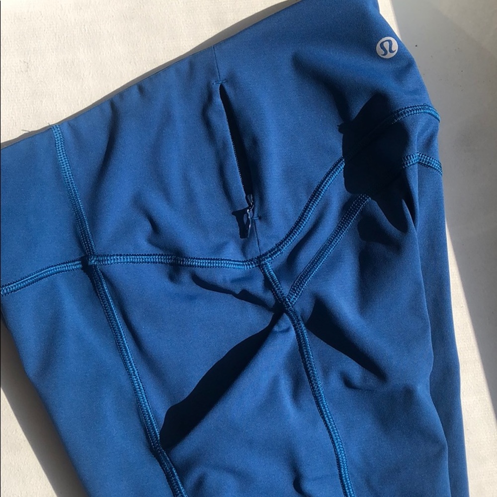 Lululemon Blue Crop Leggings